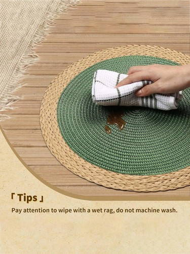 Round table placemats set 4 - placemats,