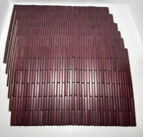 Boho wood woven - wood,