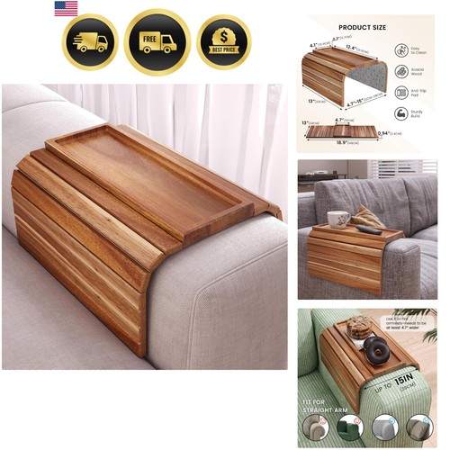 Sofa arm tray acacia wood - tray,acacia,