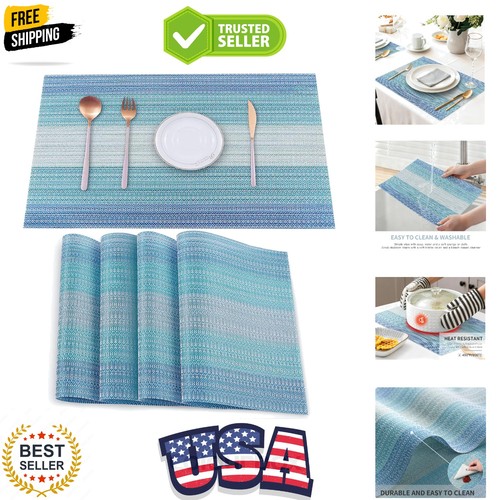 Placemats set vinyl - set, 4,vinyl