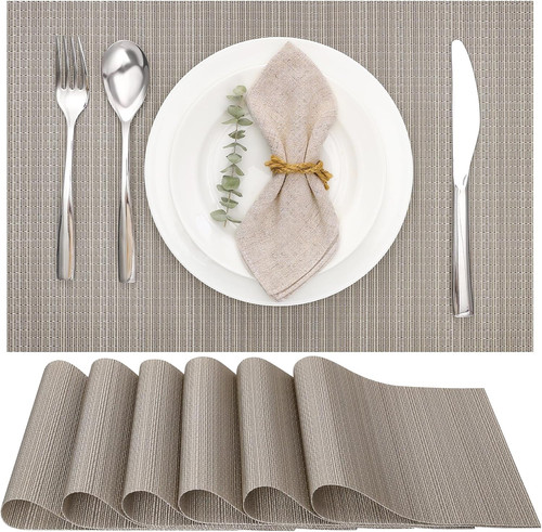 Table mats placemats set 6 - set,