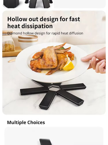Heat resistant foldable - resistant, trivet