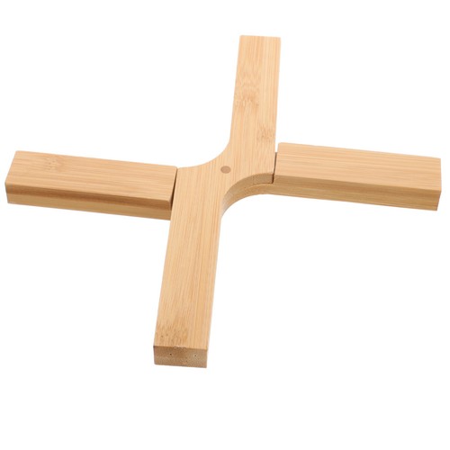 Wooden trivet cross pans - cross,