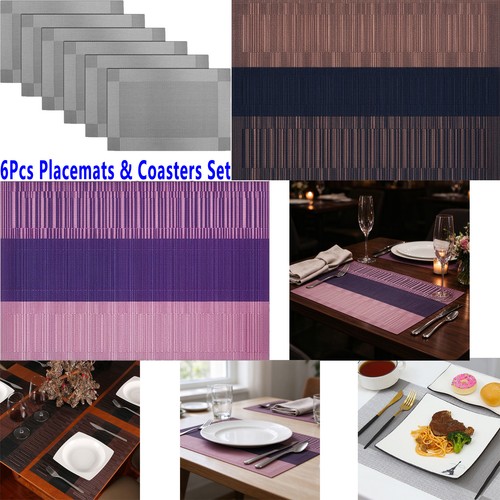 6pcs table placemats - 6pcs,