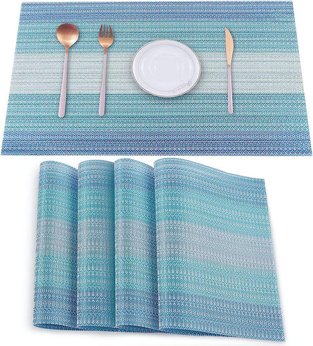 Placemats set vinyl - placemats, 4,vinyl