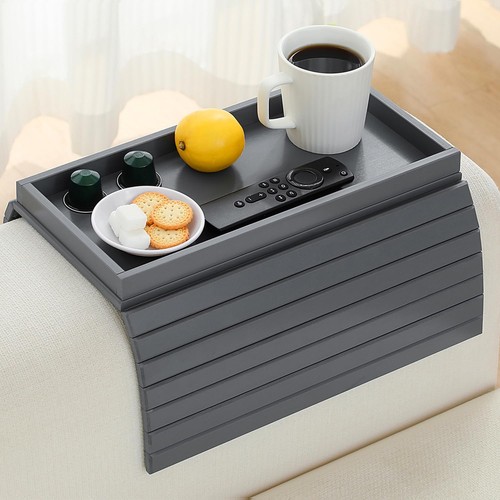 Bamboo couch arm tray - bamboo,