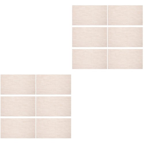 12pcs reusable beige pvc - 12pcs,