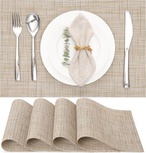 Table mats placemats set 4 - set,
