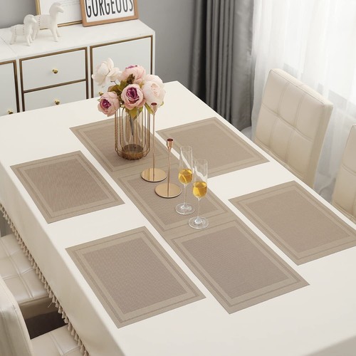Pvc placemats non - placemats, dining