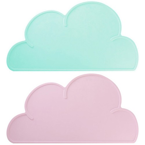 2pcs silicone placemat kids - silicone,