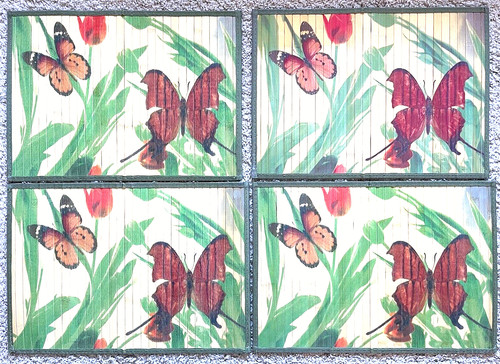 Lot four vintage - vintage, butterfly