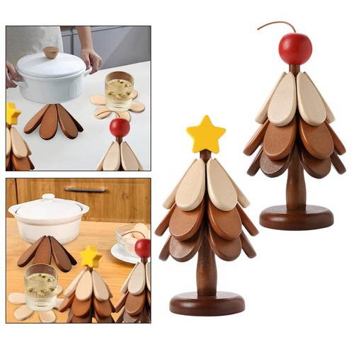 Foldable pot holder - pot, wooden